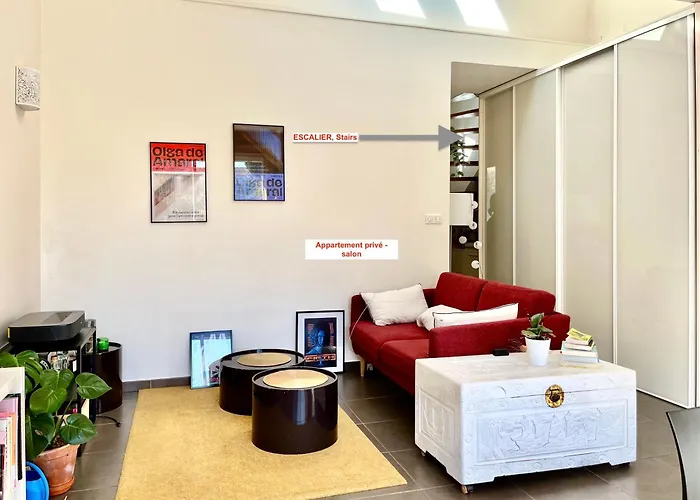Bordeaux centre, 5 chambres, piscine, parking gratuit