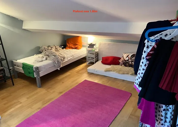 Bordeaux centre, 5 chambres, piscine, parking gratuit